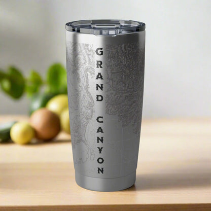 Grand Canyon National Park Topographic Tumbler 20oz Spill Resistant Lid - Park Service Apparel