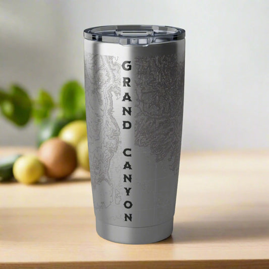 Grand Canyon National Park Topographic Tumbler 20oz Spill Resistant Lid - Park Service Apparel