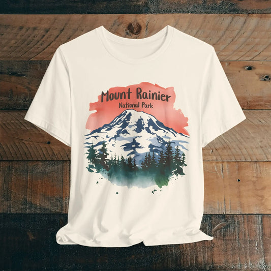 Mount Rainier National Park Unisex Fit Soft T-Shirt - Park Service Apparel