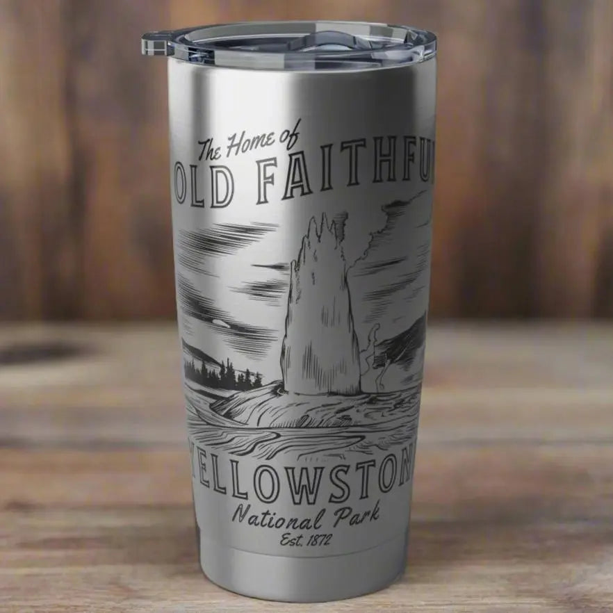 Yellowstone National Park Insulated 20oz Tumbler Old Faithful - Park Service Apparel