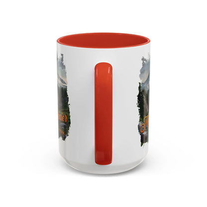Mount Rainier National Park Accent Coffee Mug 11oz 15oz Blue Black Pink Red Outdoor Inspired Ceramic Mug - Park Service Apparel