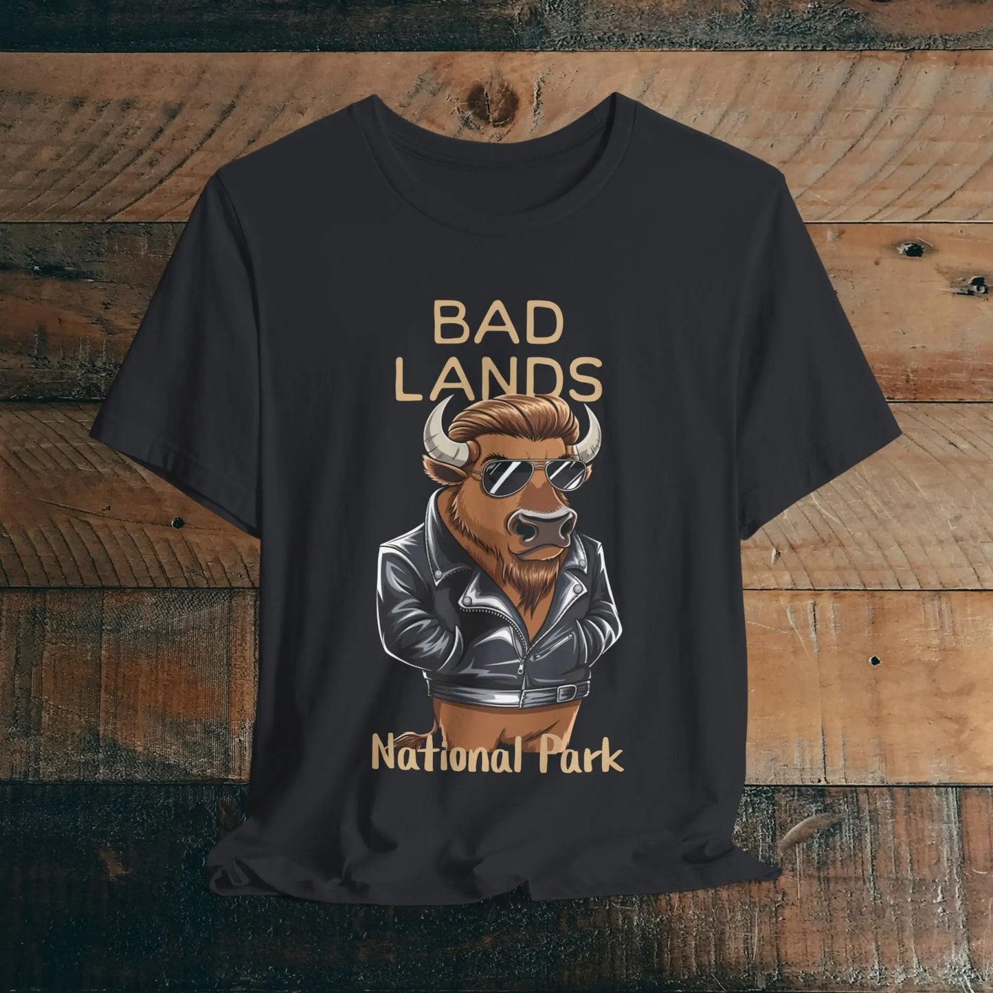 Badlands National Park Bad Lands Buffalo Unisex Fit Soft T-shirt - Park Service Apparel