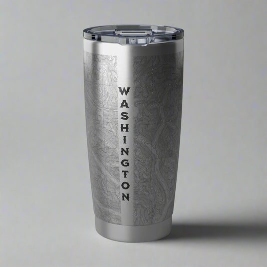 North Cascades National Park Topographic Insulated Tumbler 20oz