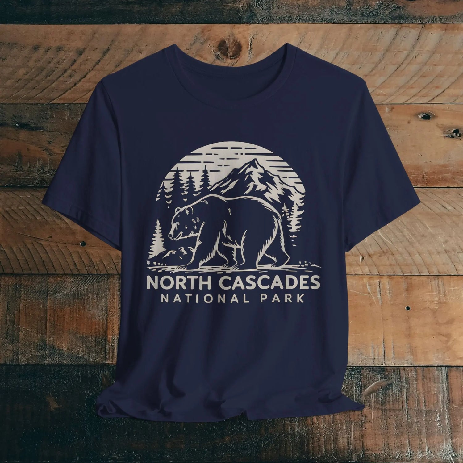 North Cascades National Park Unisex Fit Soft T-shirt Nature Tee - Park Service Apparel