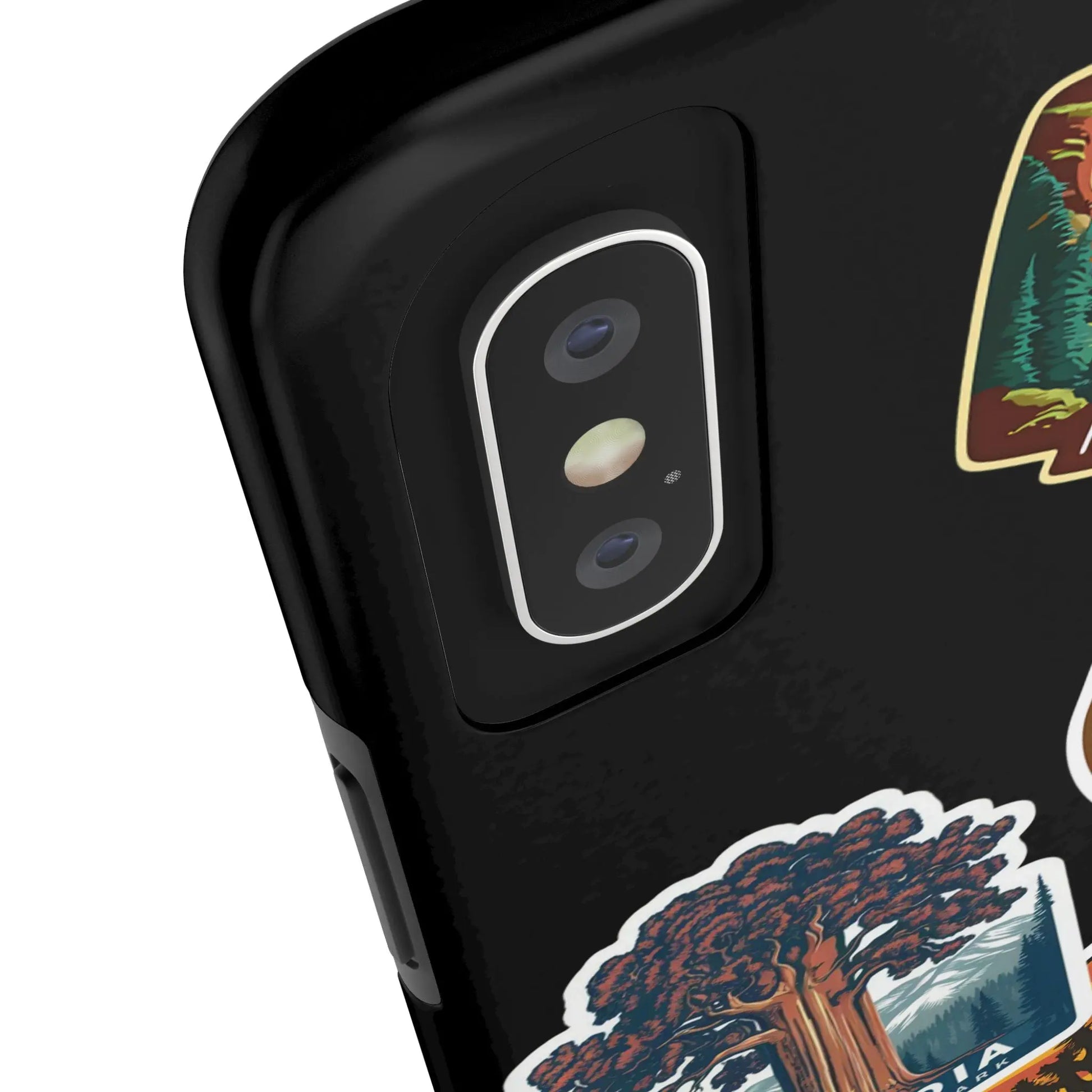 Custom National Park Sticker Style Printed Phone Case Personalize Your Phone Protector (iPhone 7-15) (Galaxy 21-24) - Park Service Apparel