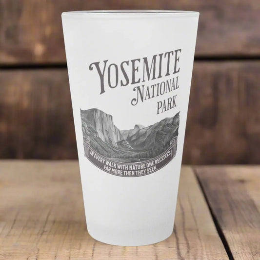 Appalachian National Scenic Trail Frosted Pint Glass 16oz - Park Service Apparel