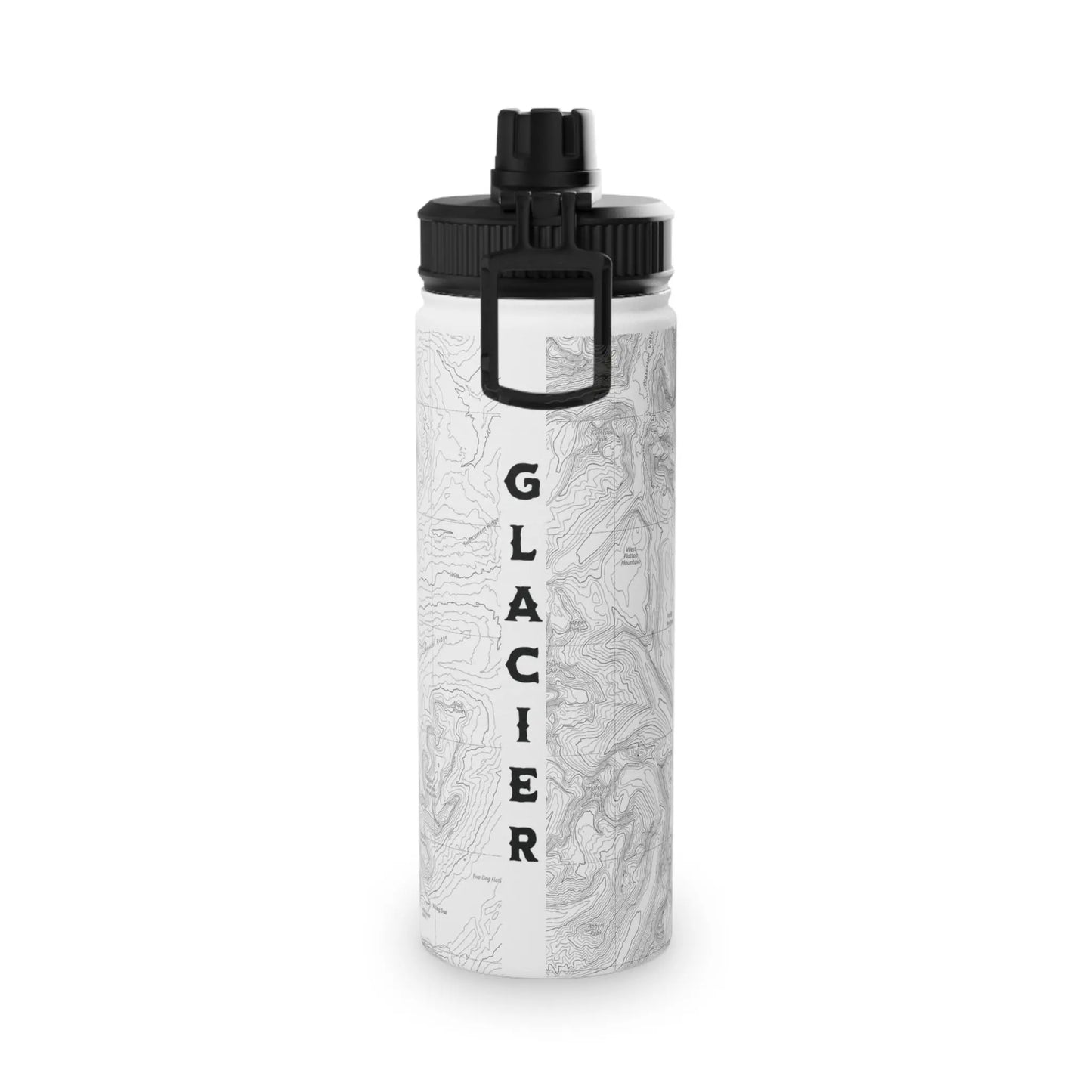 Glacier National Park Stainless Steel Water Bottle (3 Lids, 3 Sizes) - Park Service Apparel