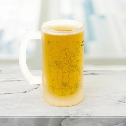 Big Bend National Park Topographic Frosted Pint Mug - Park Service Apparel