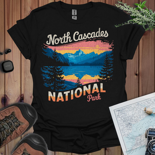 North Cascades National Park Unisex Fit Soft Vintage T-Shirt Printify