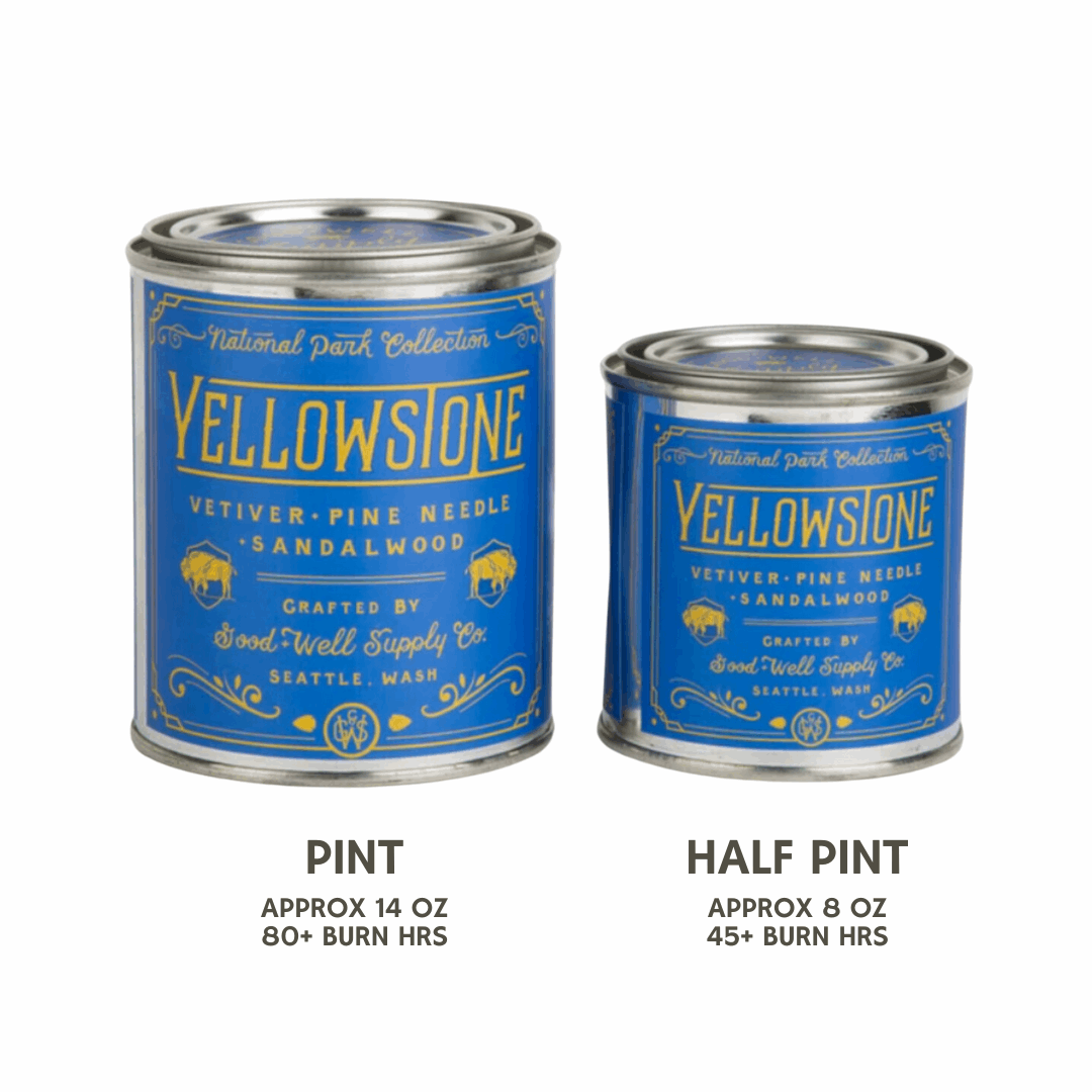 Yellowstone National Park Candle Good & Well Supply Co