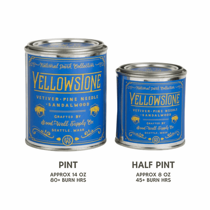 Yellowstone National Park Candle Good & Well Supply Co