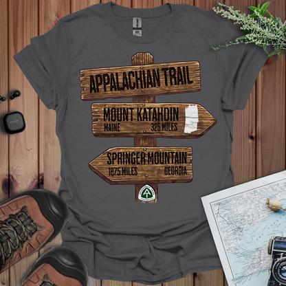 Appalachian Trail White Blaze Unisex Fit Soft T-Shirt Katahdin Springer 2200 Miles Printify