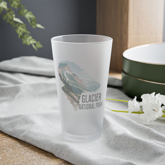 Glacier National Park Big Horned Sheep Frosted Pint teelaunch