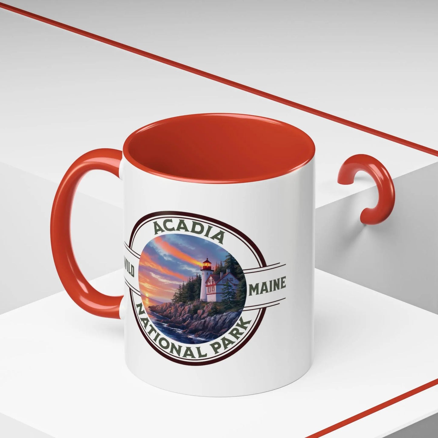 Acadia National Park Accent Mug (2 Sizes, 5 Colors) - Park Service Apparel