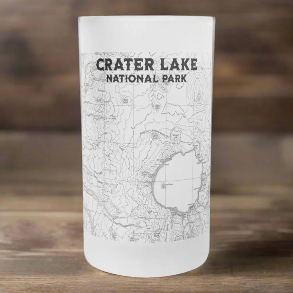 Crater Lake National Park Frosted Pint Mug - Park Service Apparel