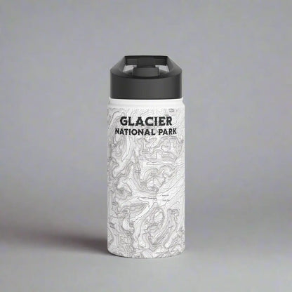 Glacier National Park Stainless Steel Water Bottle (3 Lids, 3 Sizes) - Park Service Apparel