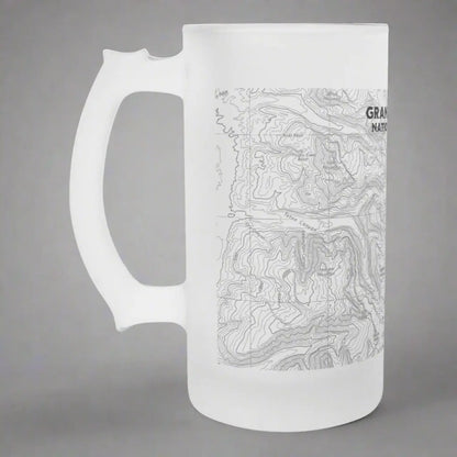 Grand Teton National Park Topographic Pint Mug - Park Service Apparel