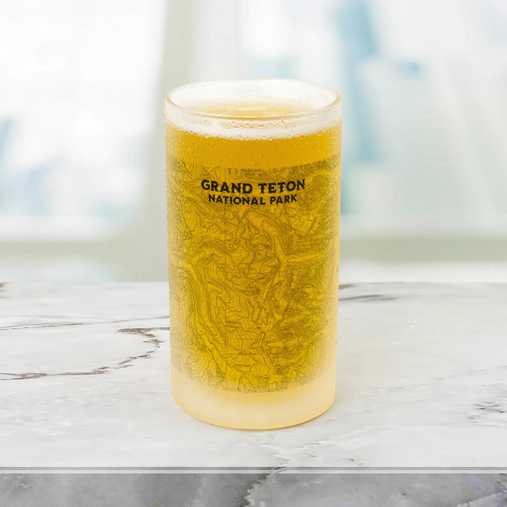 Grand Teton National Park Topographic Pint Mug - Park Service Apparel