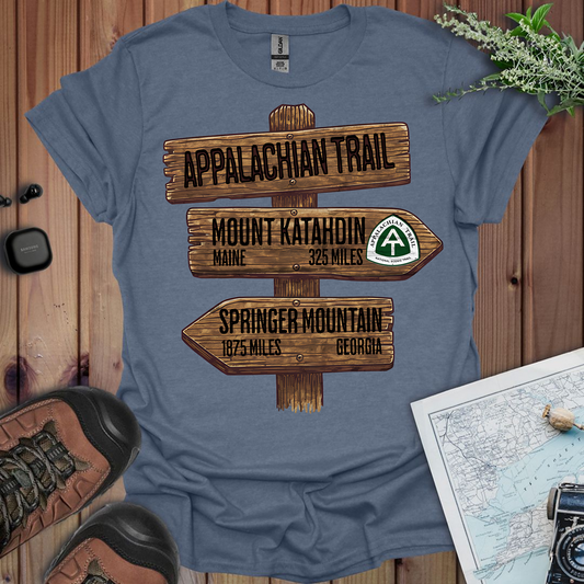Appalachian Trail Unisex Fit Soft T-Shirt Katahdin Springer 2200 Miles Printify
