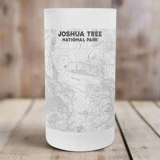 Joshua Tree National Park Topographic Pint Mug - Park Service Apparel