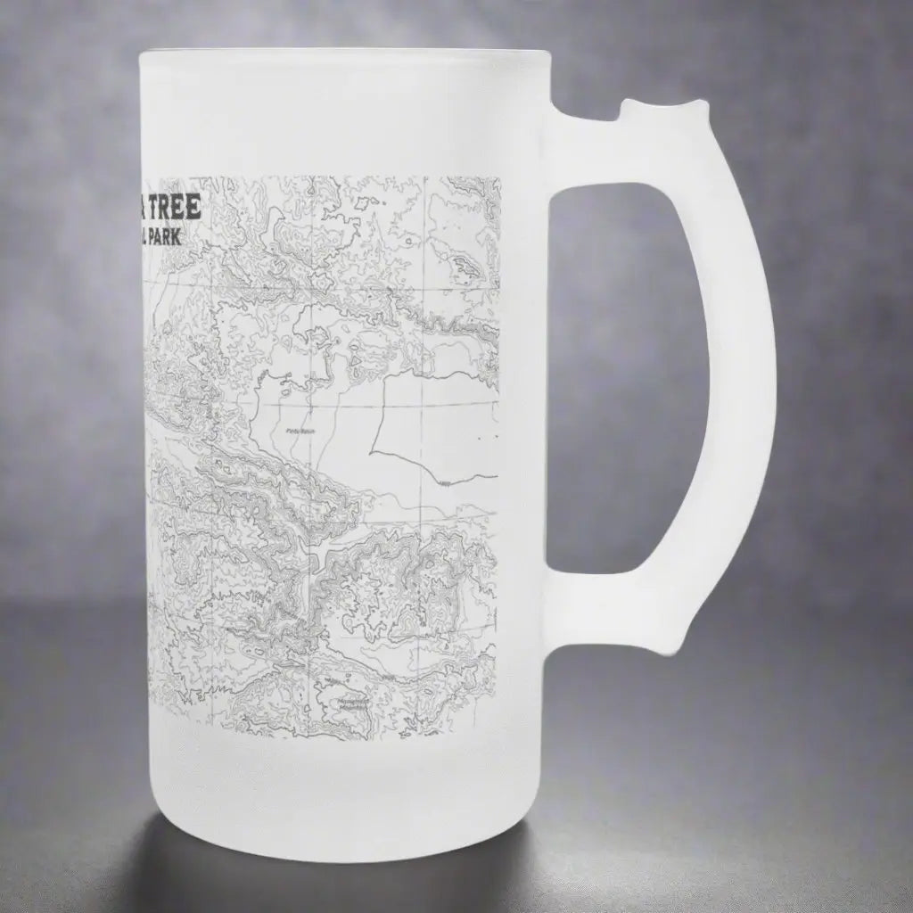 Joshua Tree National Park Topographic Pint Mug - Park Service Apparel