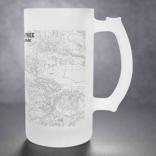 Joshua Tree National Park Topographic Pint Mug - Park Service Apparel