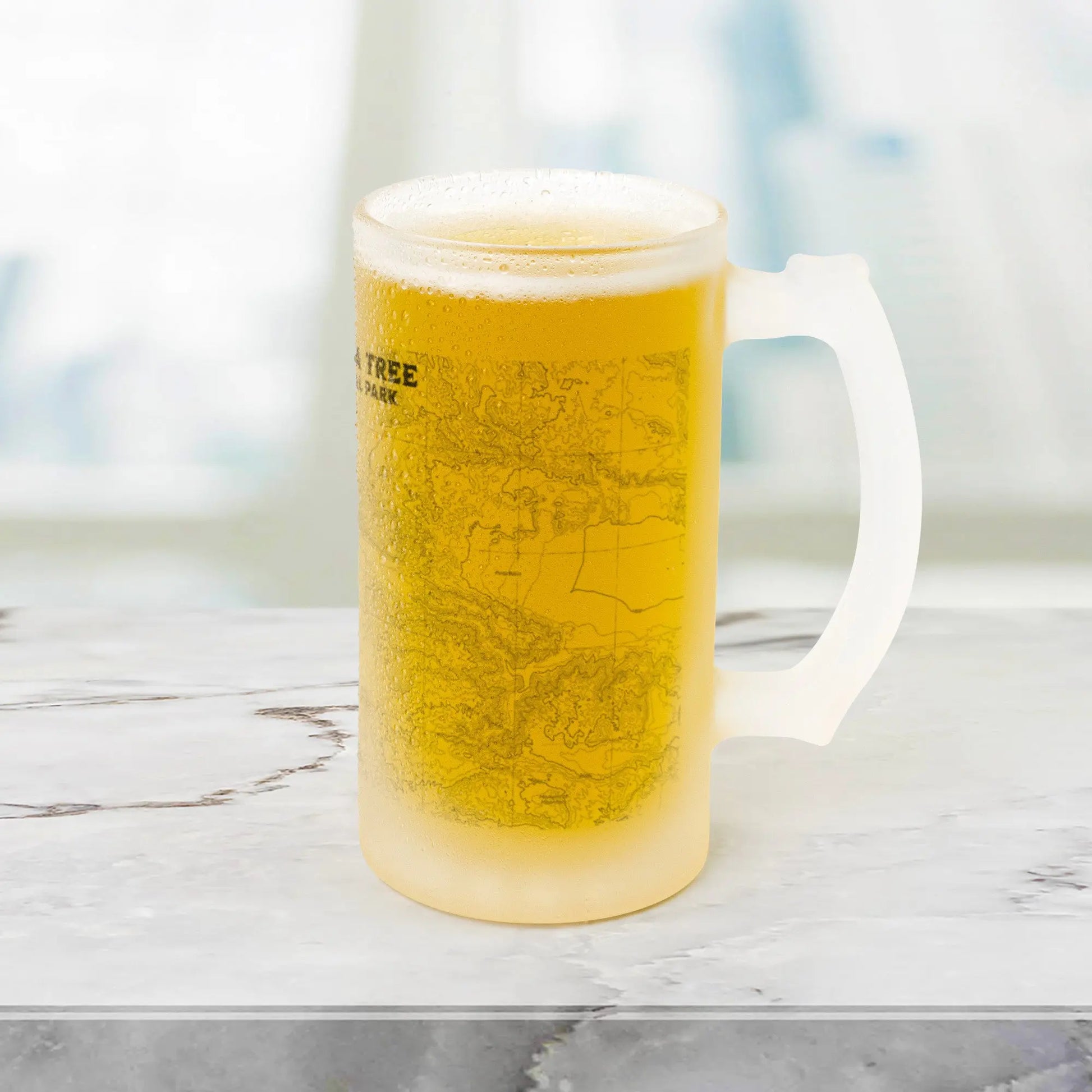 Joshua Tree National Park Topographic Pint Mug - Park Service Apparel