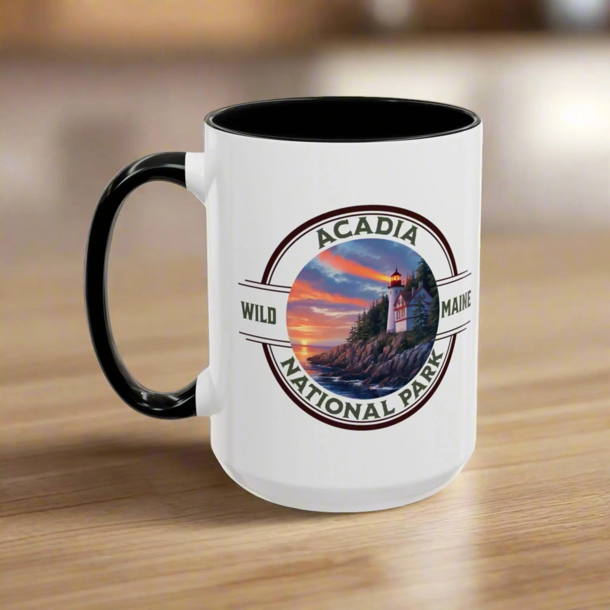 Acadia National Park Accent Mug (2 Sizes, 5 Colors) - Park Service Apparel