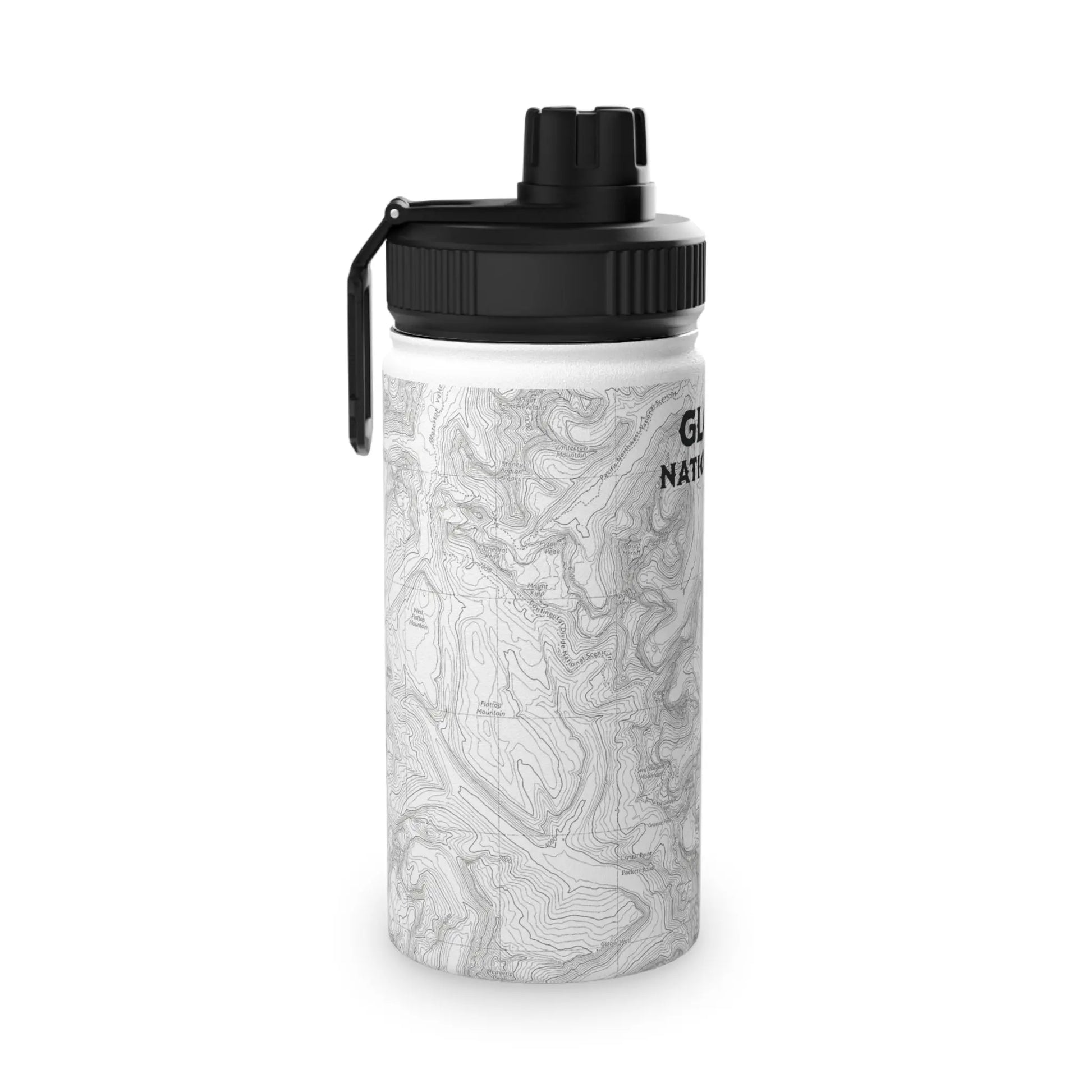 Glacier National Park Stainless Steel Water Bottle (3 Lids, 3 Sizes) - Park Service Apparel