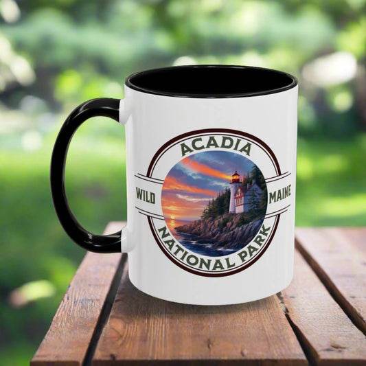 Acadia National Park Accent Mug (2 Sizes, 5 Colors) - Park Service Apparel