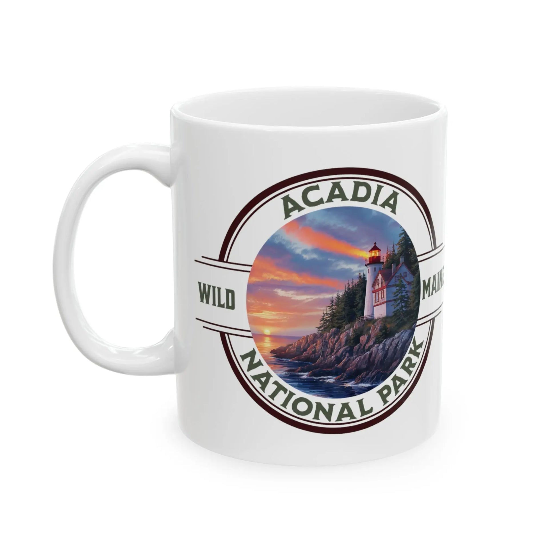 Acadia National Park Accent Mug (2 Sizes, 5 Colors) - Park Service Apparel