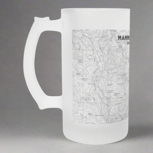 Mammoth Lakes California Topographic Pint Mug - Park Service Apparel