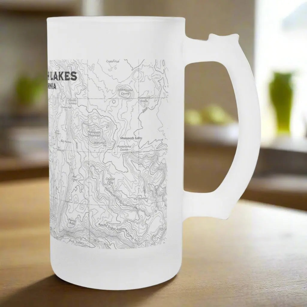 Mammoth Lakes California Topographic Pint Mug - Park Service Apparel