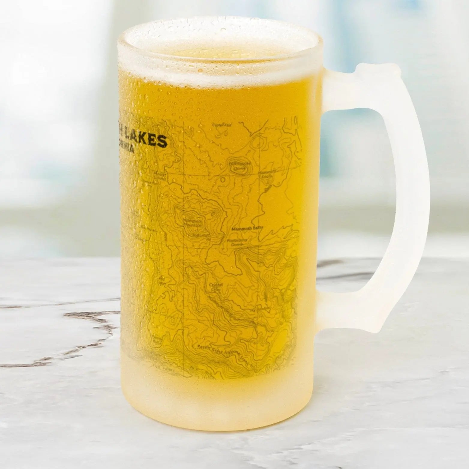 Mammoth Lakes California Topographic Pint Mug - Park Service Apparel