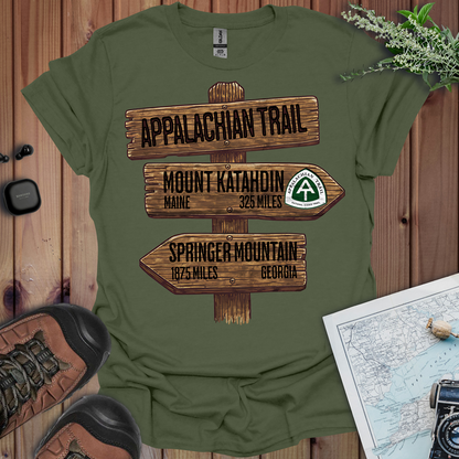 Appalachian Trail Unisex Fit Soft T-Shirt Katahdin Springer 2200 Miles Printify