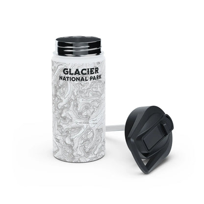 Glacier National Park Stainless Steel Water Bottle (3 Lids, 3 Sizes) - Park Service Apparel