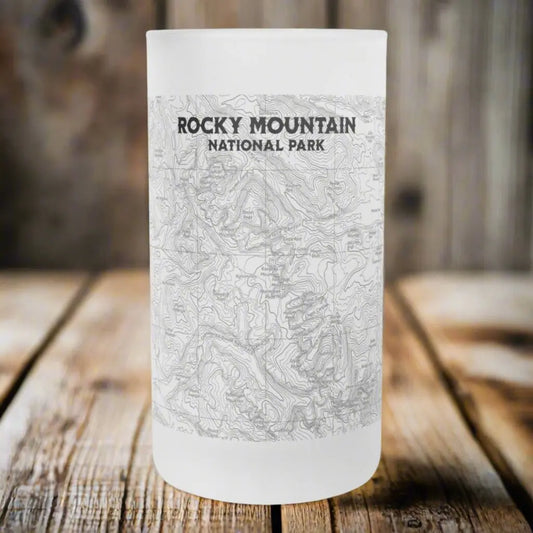 Rocky Mountain National Park Topographic Pint Mug - Park Service Apparel