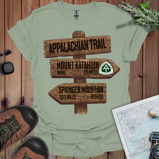 Appalachian Trail Unisex Fit Soft T-Shirt Katahdin Springer 2200 Miles Printify