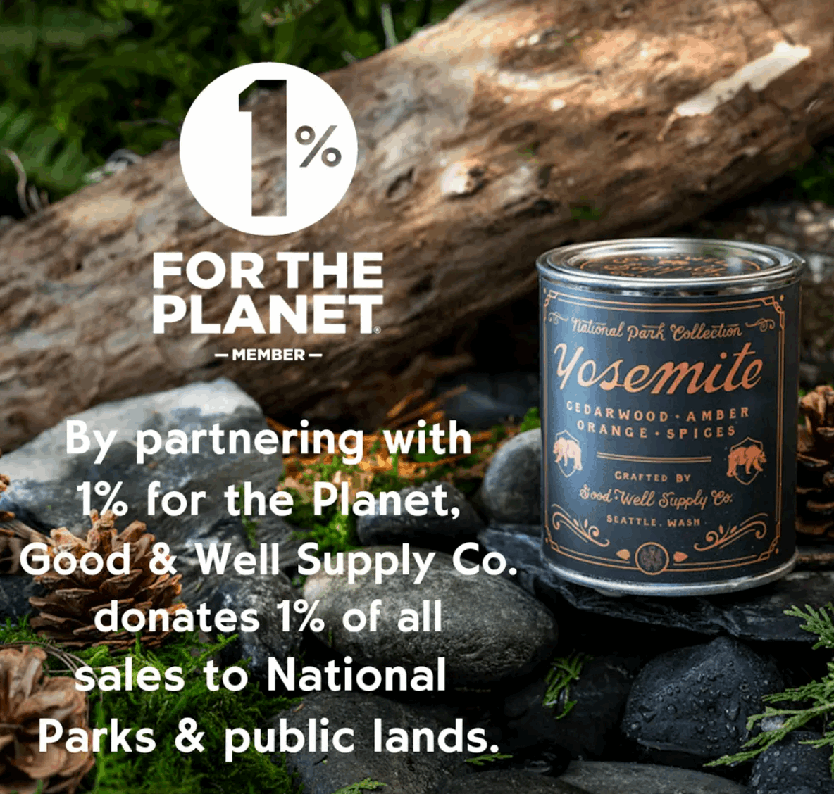 Yellowstone National Park Candle Good & Well Supply Co