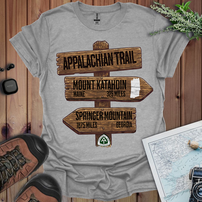 Appalachian Trail White Blaze Unisex Fit Soft T-Shirt Katahdin Springer 2200 Miles Printify