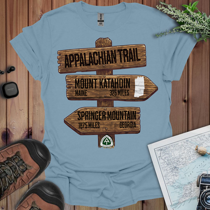 Appalachian Trail White Blaze Unisex Fit Soft T-Shirt Katahdin Springer 2200 Miles Printify