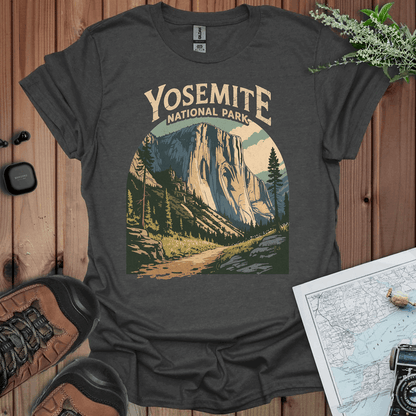 Yosemite Valley El Capitan Unisex Fit Soft T-Shirt Printify