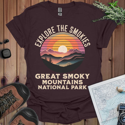 Explore the Smokies Great Smoky Mountains National Park Unisex Fit Soft T-Shirt Printify