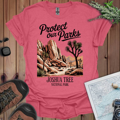 Protect Our Parks Joshua Tree National Park Unisex Fit Soft T-Shirt Printify