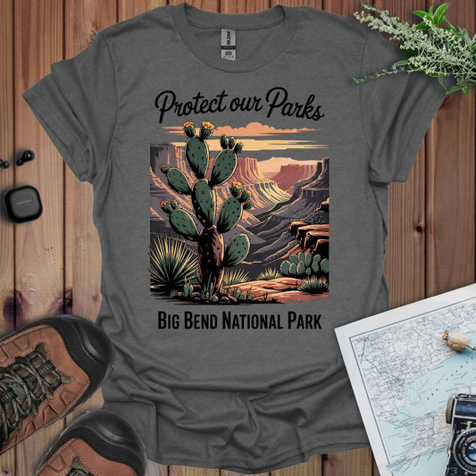 Protect Our Parks Big Bend National Park Unisex Fit Soft T-Shirt Printify