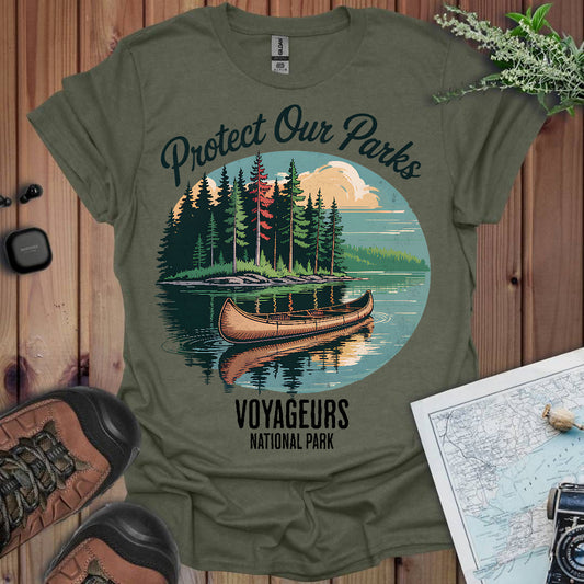 Protect Our Parks Voyageurs National Park Unisex Fit Soft T-Shirt Printify