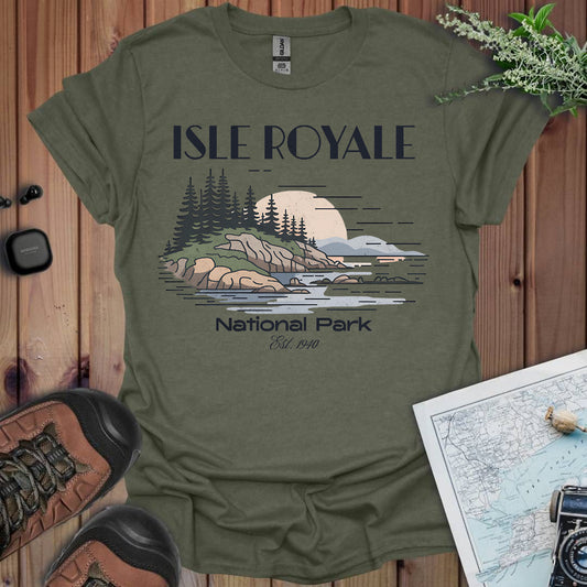 Isle Royale Superior Lines National Park Unisex Fit Soft T-Shirt