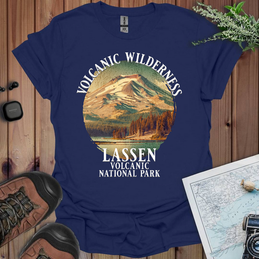 Lassen Volcanic National Park Unisex Fit Soft T-Shirt Volcanic Wilderness Printify