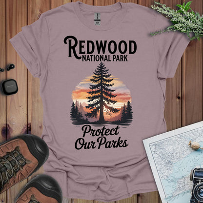 Protect Our Parks Redwood National Park Unisex Fit Soft T-Shirt Printify