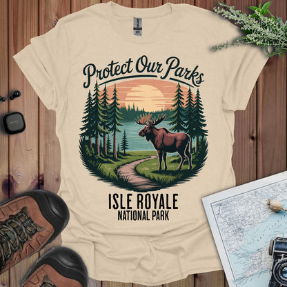 Protect Our Parks Isle Royale National Park Unisex Fit Soft T-Shirt Printify